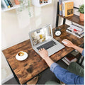 Mazuza - Bureau - Computertafel met planken - Thuiskantoor -