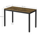 Mazuza - Bureau Tafel - Kantoor - Vintage - Bruin/Zwart -