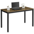 Mazuza - Bureau Tafel - Kantoor - Vintage - Bruin/Zwart -