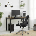 Mazuza - Bureau Tafel - Kantoor - Vintage - Bruin/Zwart -