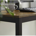 Mazuza - Bureau Tafel - Kantoor - Vintage - Bruin/Zwart -